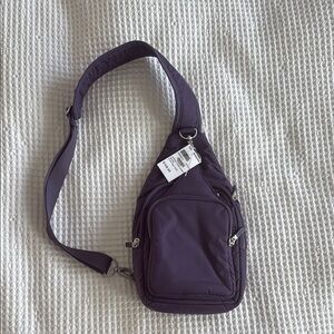 Baggalini Central Park Sling Plum